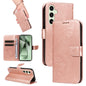 Swallowtail Butterfly Embossed Leather Phone Case, For Galaxy S25 Ultra 5G, For Galaxy S24 FE 5G