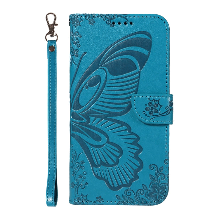 Swallowtail Butterfly Embossed Leather Phone Case, For Galaxy S25 Ultra 5G, For Galaxy S24 FE 5G