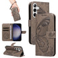Swallowtail Butterfly Embossed Leather Phone Case, For Galaxy S26 FE 5G, For Galaxy S26+ 5G, For Galaxy S26 Edge 5G, For Galaxy S26 Ultra 5G, For Galaxy S26 5G, For Galaxy S25 FE 5G, For Galaxy S25 / S24 5G, For Galaxy S25+ / S24+ 5G