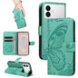 Swallowtail Butterfly Embossed Leather Phone Case, For Galaxy S26 FE 5G, For Galaxy S26+ 5G, For Galaxy S26 Edge 5G, For Galaxy S26 Ultra 5G, For Galaxy S26 5G, For Galaxy S25 FE 5G, For Galaxy S25 / S24 5G, For Galaxy S25+ / S24+ 5G