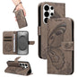 Swallowtail Butterfly Embossed Leather Phone Case, For Galaxy S26 FE 5G, For Galaxy S26+ 5G, For Galaxy S26 Edge 5G, For Galaxy S26 Ultra 5G, For Galaxy S26 5G, For Galaxy S25 FE 5G, For Galaxy S25 / S24 5G, For Galaxy S25+ / S24+ 5G