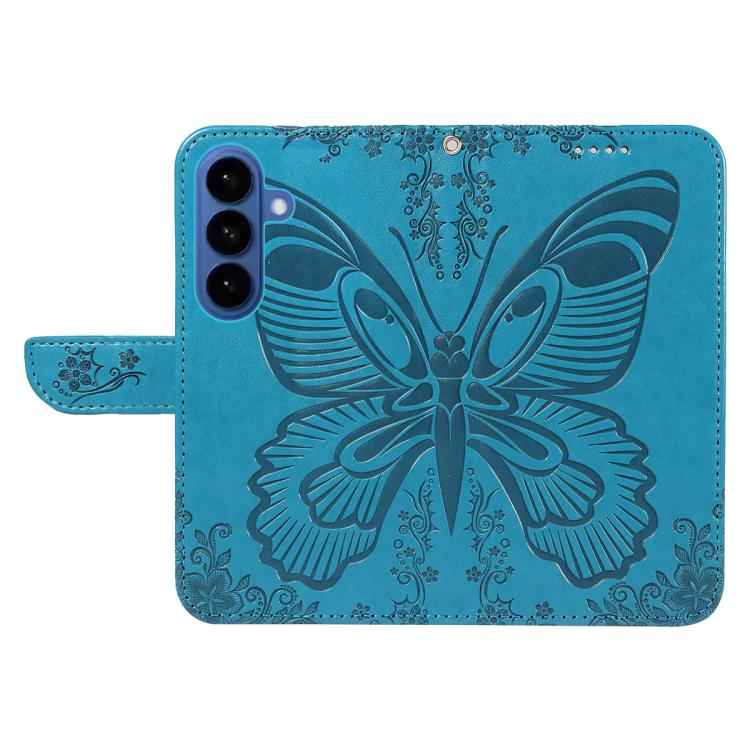 Swallowtail Butterfly Embossed Leather Phone Case, For Samsung Galaxy S26+ 5G, For Samsung Galaxy S26 Edge 5G, For Samsung Galaxy S26 Ultra 5G, For Samsung Galaxy S26 5G, For Samsung Galaxy S25 FE 5G, For Samsung Galaxy S25 / S24 5G                    ...