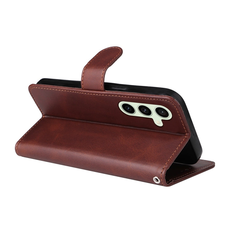Classic Calf Texture Flip Leather Phone Case, For Galaxy S24 FE 5G
