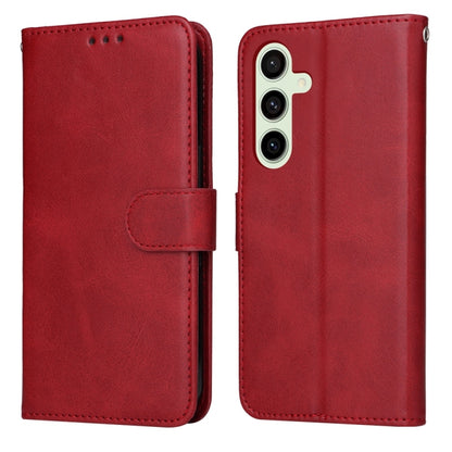 Classic Calf Texture Flip Leather Phone Case, For Galaxy S24 FE 5G