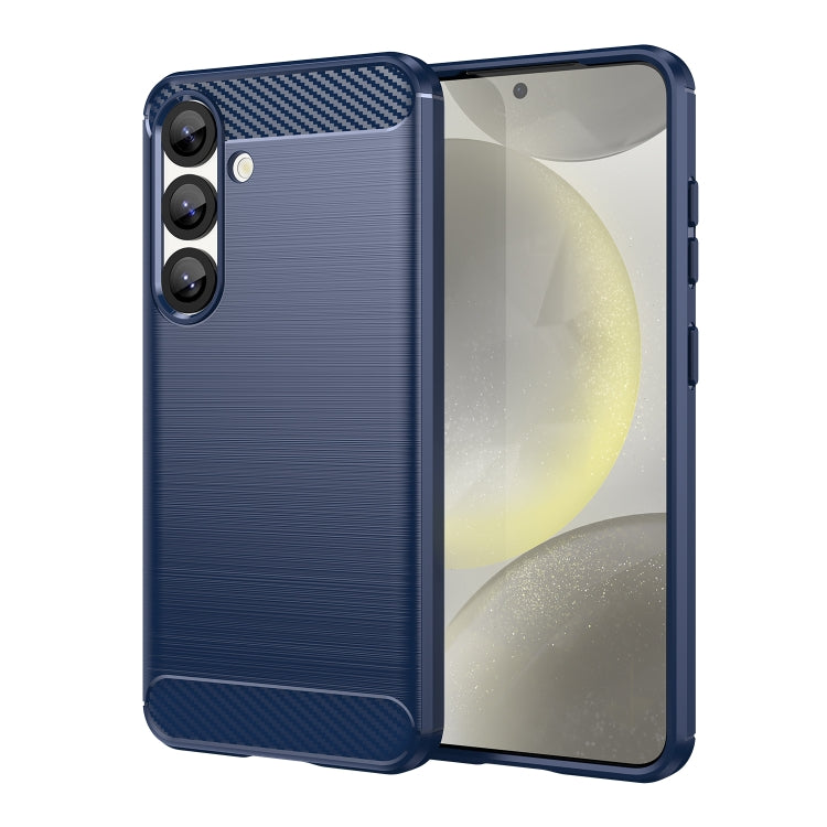 Carbon Fiber Brushed Texture TPU Phone Case, For Galaxy S26 FE 5G, For Samsung Galaxy S26+ 5G, For Samsung Galaxy S26 Edge 5G, For Samsung Galaxy S26 Ultra 5G, For Samsung Galaxy S25 FE 5G, For Samsung Galaxy S25 Edge 5G, For Samsung Galaxy S25 5G     ...