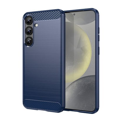 Carbon Fiber Brushed Texture TPU Phone Case, For Galaxy S26 FE 5G, For Samsung Galaxy S26+ 5G, For Samsung Galaxy S26 Edge 5G, For Samsung Galaxy S26 Ultra 5G, For Samsung Galaxy S25 FE 5G, For Samsung Galaxy S25 Edge 5G, For Samsung Galaxy S25 5G     ...
