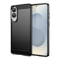 Carbon Fiber Brushed Texture TPU Phone Case, For Galaxy S26 FE 5G, For Samsung Galaxy S26+ 5G, For Samsung Galaxy S26 Edge 5G, For Samsung Galaxy S26 Ultra 5G, For Samsung Galaxy S25 FE 5G, For Samsung Galaxy S25 Edge 5G, For Samsung Galaxy S25 5G     ...
