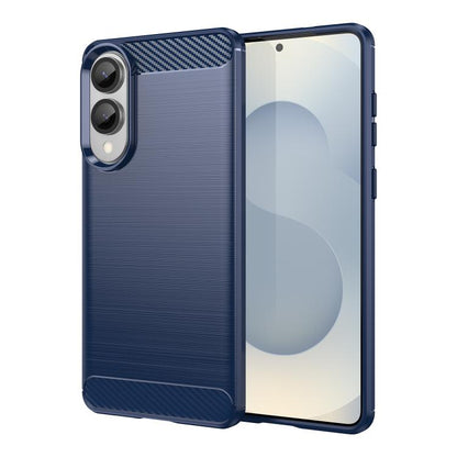 Carbon Fiber Brushed Texture TPU Phone Case, For Galaxy S26 FE 5G, For Samsung Galaxy S26+ 5G, For Samsung Galaxy S26 Edge 5G, For Samsung Galaxy S26 Ultra 5G, For Samsung Galaxy S25 FE 5G, For Samsung Galaxy S25 Edge 5G, For Samsung Galaxy S25 5G     ...