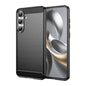 Carbon Fiber Brushed Texture TPU Phone Case, For Galaxy S26 FE 5G, For Samsung Galaxy S26+ 5G, For Samsung Galaxy S26 Edge 5G, For Samsung Galaxy S26 Ultra 5G, For Samsung Galaxy S25 FE 5G, For Samsung Galaxy S25 Edge 5G, For Samsung Galaxy S25 5G     ...