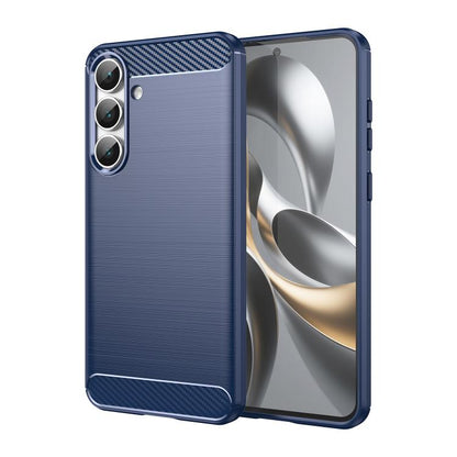 Carbon Fiber Brushed Texture TPU Phone Case, For Galaxy S26 FE 5G, For Samsung Galaxy S26+ 5G, For Samsung Galaxy S26 Edge 5G, For Samsung Galaxy S26 Ultra 5G, For Samsung Galaxy S25 FE 5G, For Samsung Galaxy S25 Edge 5G, For Samsung Galaxy S25 5G     ...