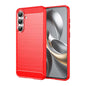 Carbon Fiber Brushed Texture TPU Phone Case, For Galaxy S26 FE 5G, For Samsung Galaxy S26+ 5G, For Samsung Galaxy S26 Edge 5G, For Samsung Galaxy S26 Ultra 5G, For Samsung Galaxy S25 FE 5G, For Samsung Galaxy S25 Edge 5G, For Samsung Galaxy S25 5G     ...