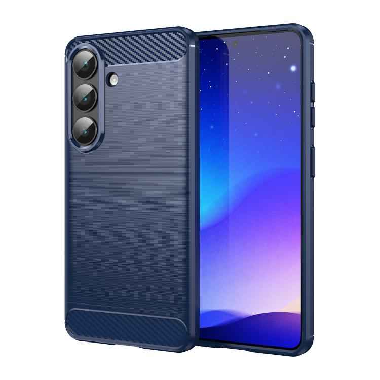Carbon Fiber Brushed Texture TPU Phone Case, For Samsung Galaxy S26+ 5G, For Samsung Galaxy S26 Edge 5G, For Samsung Galaxy S26 Ultra 5G, For Samsung Galaxy S26 5G, For Samsung Galaxy S25 FE 5G, For Samsung Galaxy S25 Edge 5G, For Samsung Galaxy S25 5G...