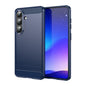 Carbon Fiber Brushed Texture TPU Phone Case, For Galaxy S26 FE 5G, For Samsung Galaxy S26+ 5G, For Samsung Galaxy S26 Edge 5G, For Samsung Galaxy S26 Ultra 5G, For Samsung Galaxy S25 FE 5G, For Samsung Galaxy S25 Edge 5G, For Samsung Galaxy S25 5G     ...