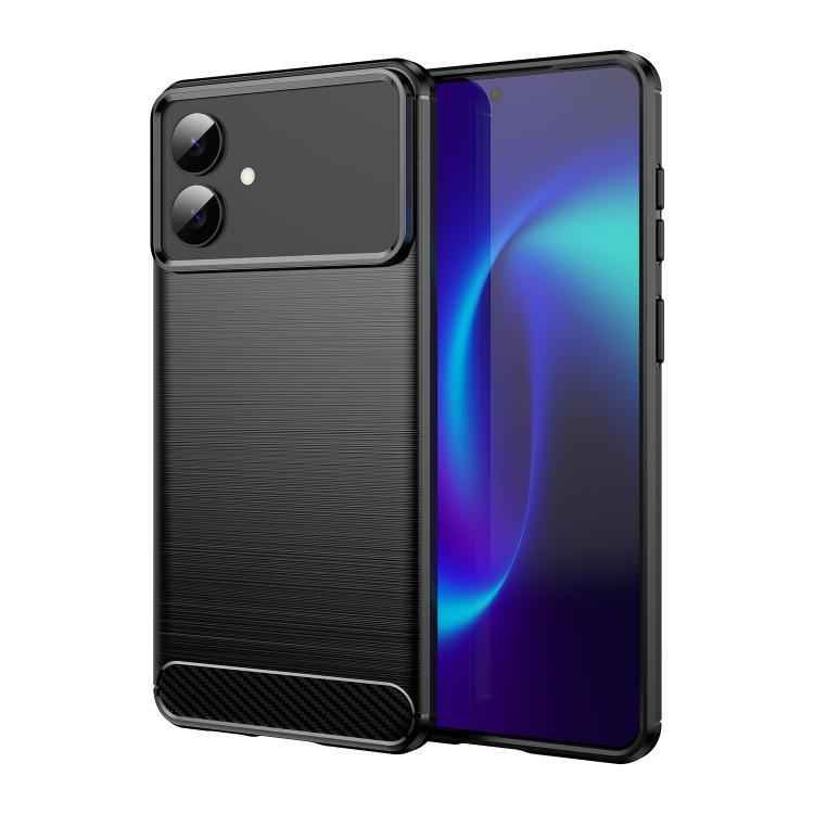 Carbon Fiber Brushed Texture TPU Phone Case, For Samsung Galaxy S26+ 5G, For Samsung Galaxy S26 Edge 5G, For Samsung Galaxy S26 Ultra 5G, For Samsung Galaxy S26 5G, For Samsung Galaxy S25 FE 5G, For Samsung Galaxy S25 Edge 5G, For Samsung Galaxy S25 5G...