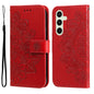 Seven-petal Flowers Embossing Leather Phone Case, For Galaxy S24 FE 5G