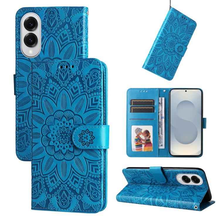 Embossed Sunflower Leather Phone Case, For Samsung Galaxy S26+ 5G, For Samsung Galaxy S26 Edge 5G, For Samsung Galaxy S26 Ultra 5G, For Samsung Galaxy S26 5G, For Samsung Galaxy S25 Edge 5G, For Samsung Galaxy S25 5G, For Samsung Galaxy S25+ 5G        ...