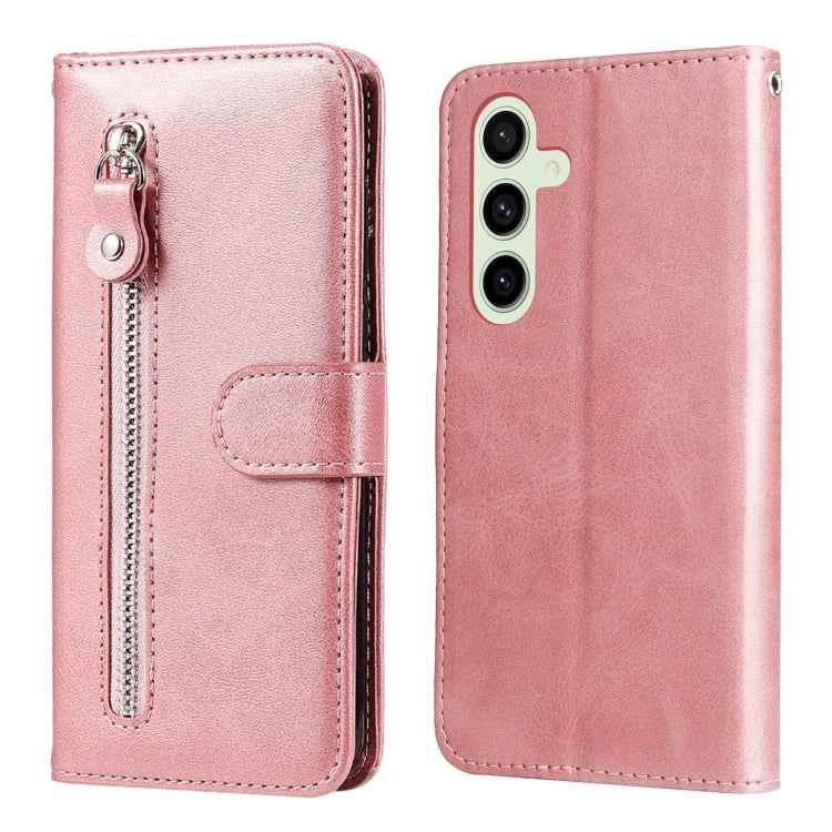 Fashion Calf Texture Zipper Leather Phone Case, For Samsung Galaxy S26+ 5G, For Samsung Galaxy S26 Edge 5G, For Samsung Galaxy S26 Ultra 5G, For Samsung Galaxy S26 5G, For Samsung Galaxy S25 Edge 5G, For Samsung Galaxy S25 5G, For Samsung Galaxy S25+ 5...