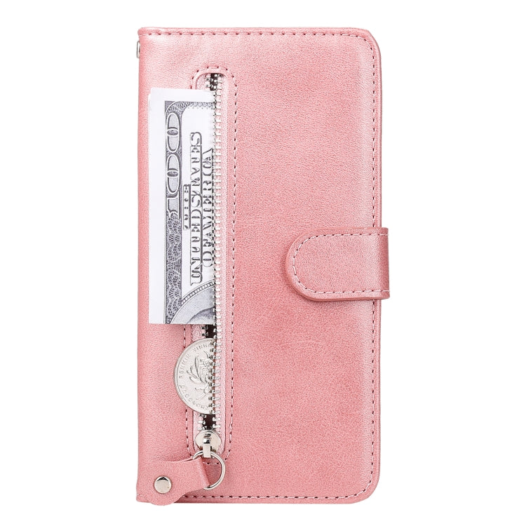 Fashion Calf Texture Zipper Leather Phone Case, For Galaxy S24 FE 5G