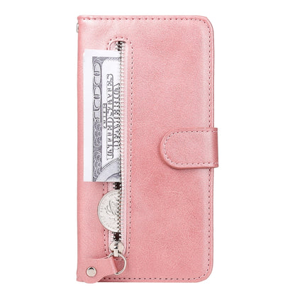 Fashion Calf Texture Zipper Leather Phone Case, For Galaxy S24 FE 5G