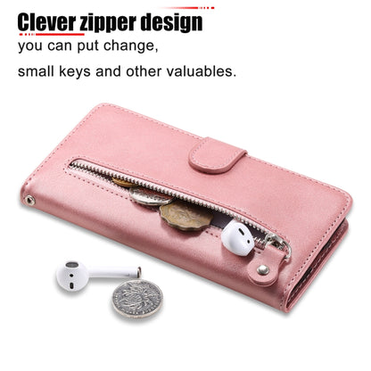 Fashion Calf Texture Zipper Leather Phone Case, For Galaxy S24 FE 5G