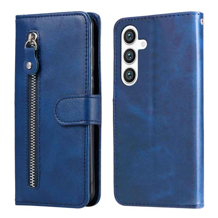 Fashion Calf Texture Zipper Leather Phone Case, For Samsung Galaxy S26+ 5G, For Samsung Galaxy S26 Edge 5G, For Samsung Galaxy S26 Ultra 5G, For Samsung Galaxy S26 5G, For Samsung Galaxy S25 Edge 5G, For Samsung Galaxy S25 5G, For Samsung Galaxy S25+ 5...