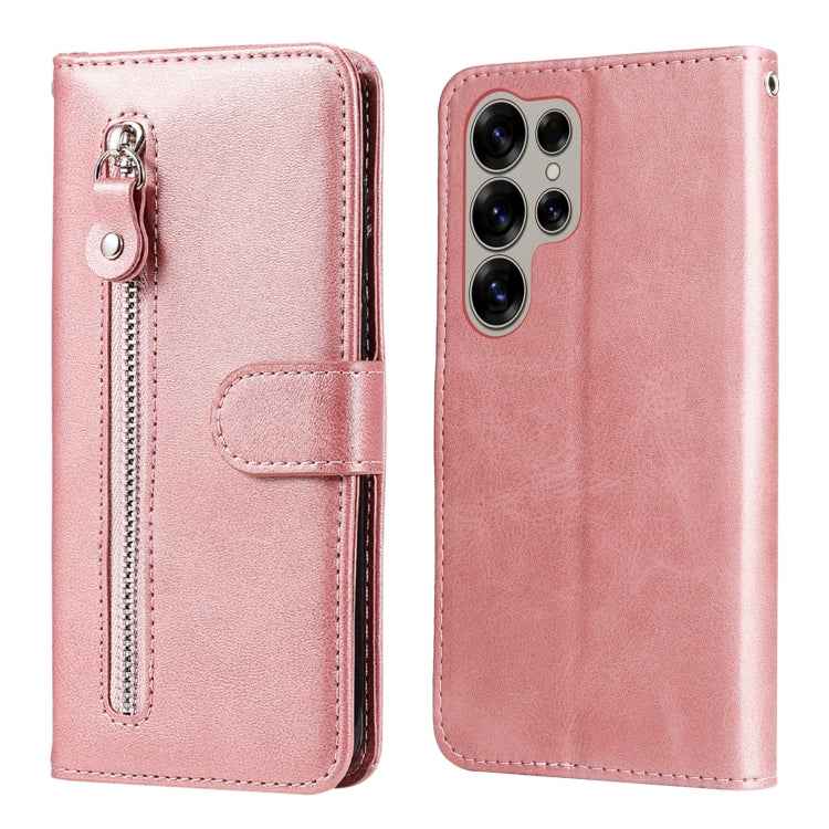 Fashion Calf Texture Zipper Leather Phone Case, For Samsung Galaxy S26+ 5G, For Samsung Galaxy S26 Edge 5G, For Samsung Galaxy S26 Ultra 5G, For Samsung Galaxy S26 5G, For Samsung Galaxy S25 Edge 5G, For Samsung Galaxy S25 5G, For Samsung Galaxy S25+ 5...