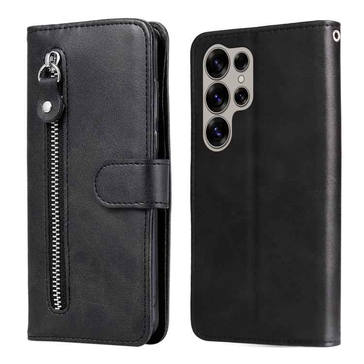 Fashion Calf Texture Zipper Leather Phone Case, For Samsung Galaxy S26+ 5G, For Samsung Galaxy S26 Edge 5G, For Samsung Galaxy S26 Ultra 5G, For Samsung Galaxy S26 5G, For Samsung Galaxy S25 Edge 5G, For Samsung Galaxy S25 5G, For Samsung Galaxy S25+ 5...