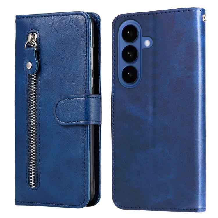 Fashion Calf Texture Zipper Leather Phone Case, For Samsung Galaxy S26+ 5G, For Samsung Galaxy S26 Edge 5G, For Samsung Galaxy S26 Ultra 5G, For Samsung Galaxy S26 5G, For Samsung Galaxy S25 Edge 5G, For Samsung Galaxy S25 5G, For Samsung Galaxy S25+ 5...