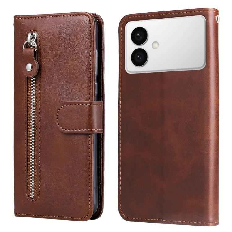 Fashion Calf Texture Zipper Leather Phone Case, For Samsung Galaxy S26+ 5G, For Samsung Galaxy S26 Edge 5G, For Samsung Galaxy S26 Ultra 5G, For Samsung Galaxy S26 5G, For Samsung Galaxy S25 Edge 5G, For Samsung Galaxy S25 5G, For Samsung Galaxy S25+ 5...