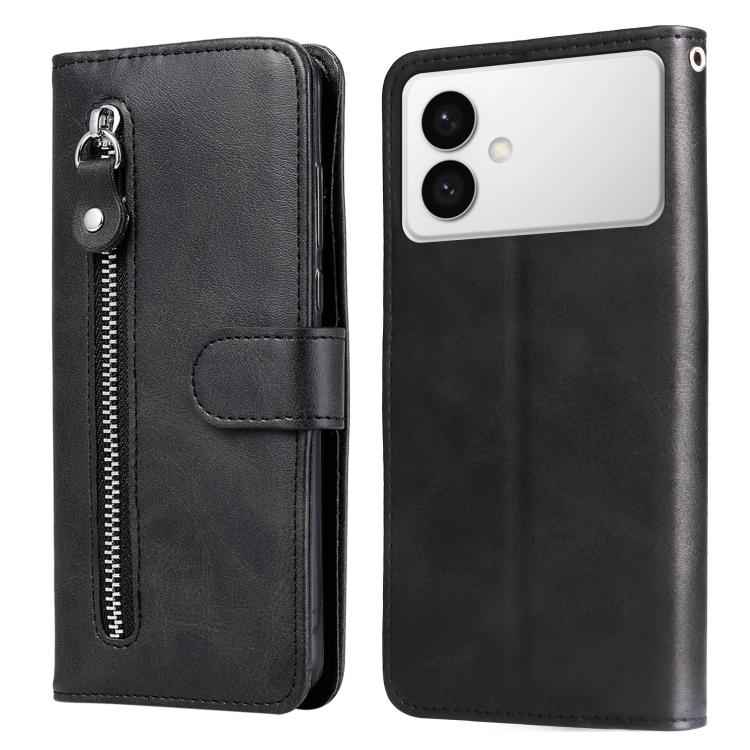 Fashion Calf Texture Zipper Leather Phone Case, For Samsung Galaxy S26+ 5G, For Samsung Galaxy S26 Edge 5G, For Samsung Galaxy S26 Ultra 5G, For Samsung Galaxy S26 5G, For Samsung Galaxy S25 Edge 5G, For Samsung Galaxy S25 5G, For Samsung Galaxy S25+ 5...