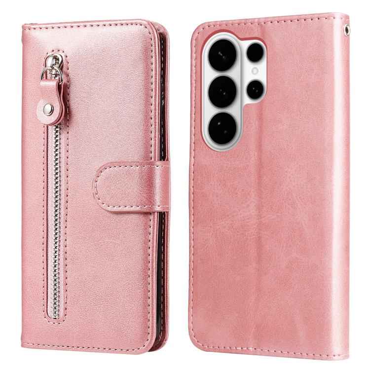 Fashion Calf Texture Zipper Leather Phone Case, For Samsung Galaxy S26+ 5G, For Samsung Galaxy S26 Edge 5G, For Samsung Galaxy S26 Ultra 5G, For Samsung Galaxy S26 5G, For Samsung Galaxy S25 Edge 5G, For Samsung Galaxy S25 5G, For Samsung Galaxy S25+ 5...