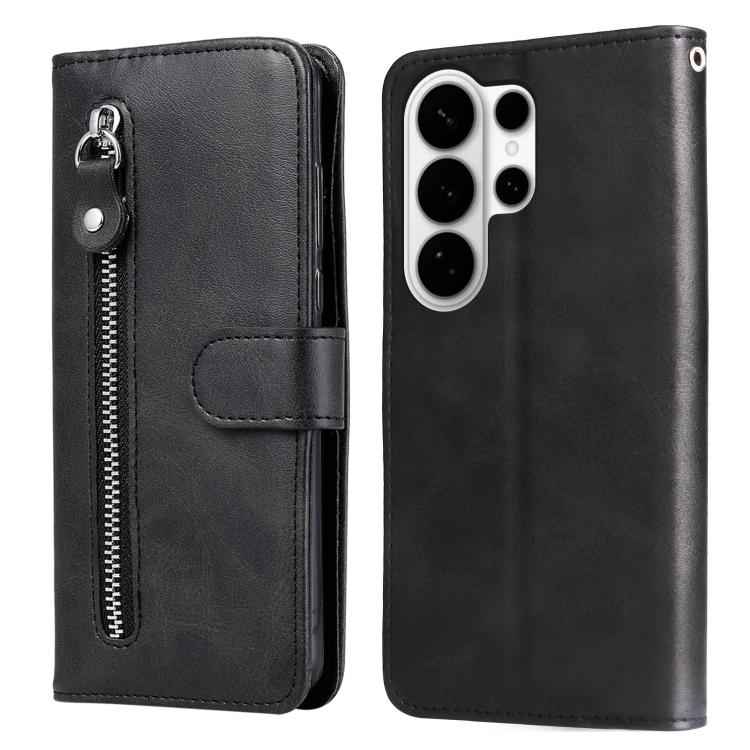 Fashion Calf Texture Zipper Leather Phone Case, For Samsung Galaxy S26+ 5G, For Samsung Galaxy S26 Edge 5G, For Samsung Galaxy S26 Ultra 5G, For Samsung Galaxy S26 5G, For Samsung Galaxy S25 Edge 5G, For Samsung Galaxy S25 5G, For Samsung Galaxy S25+ 5...