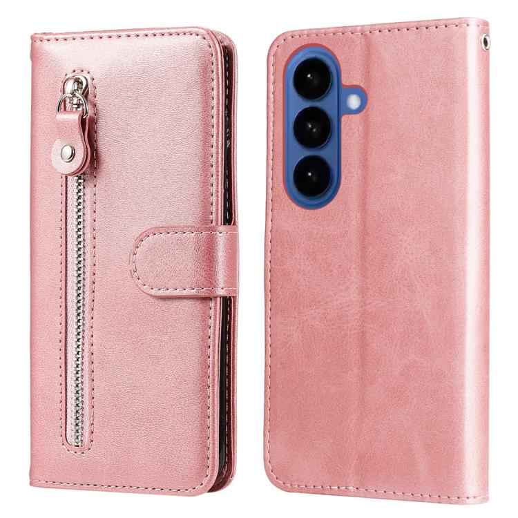 Fashion Calf Texture Zipper Leather Phone Case, For Samsung Galaxy S26+ 5G, For Samsung Galaxy S26 Edge 5G, For Samsung Galaxy S26 Ultra 5G, For Samsung Galaxy S26 5G, For Samsung Galaxy S25 Edge 5G, For Samsung Galaxy S25 5G, For Samsung Galaxy S25+ 5...