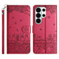 Cat Embossing Pattern Leather Phone Case with Lanyard, For Samsung Galaxy S26+ 5G, For Samsung Galaxy S26 Edge 5G, For Samsung Galaxy S26 Ultra 5G, For Samsung Galaxy S26 5G, For Samsung Galaxy S25 FE 5G, For Samsung Galaxy S25 5G                      ...