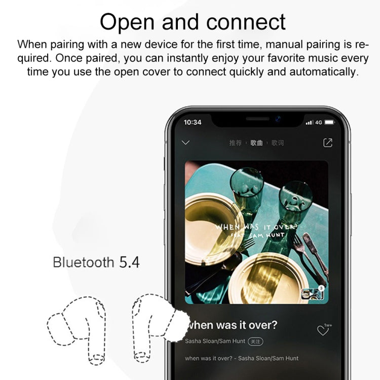 A9 Pro Smart Colorful Touch Screen ANC + ENC Noise Reduction Wireless Bluetooth Earphone