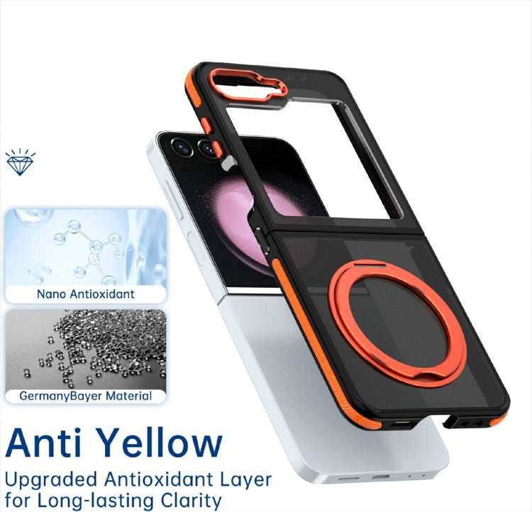 Dual-Color Skin Feel 360 Rotating Holder Phone Case