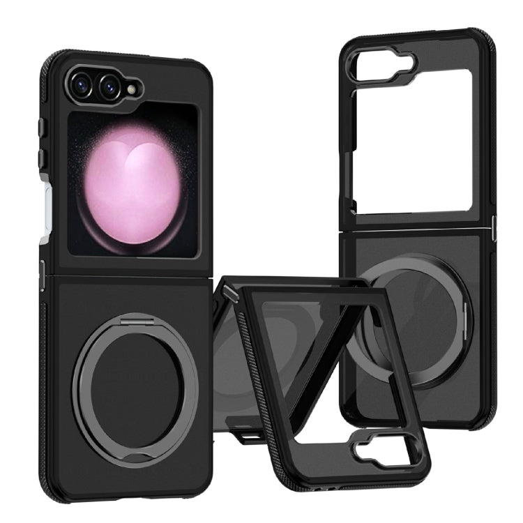Dual-Color Skin Feel 360 Rotating Holder Phone Case