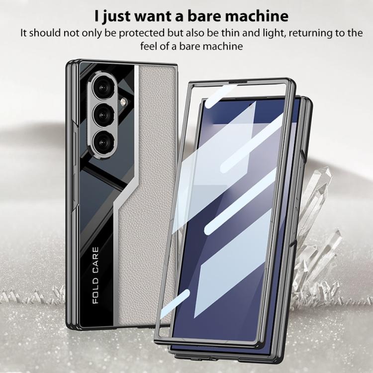 GKK Integrated Plating TPU + Leather Supercar Full Coverage Phone Case