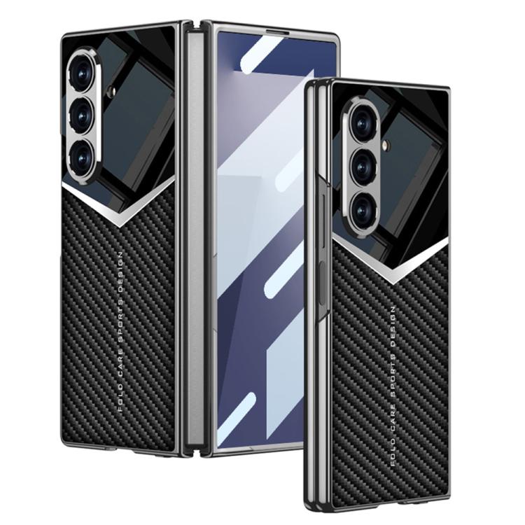 GKK Integrated Plating Leather Knight Full Coverage Phone Case