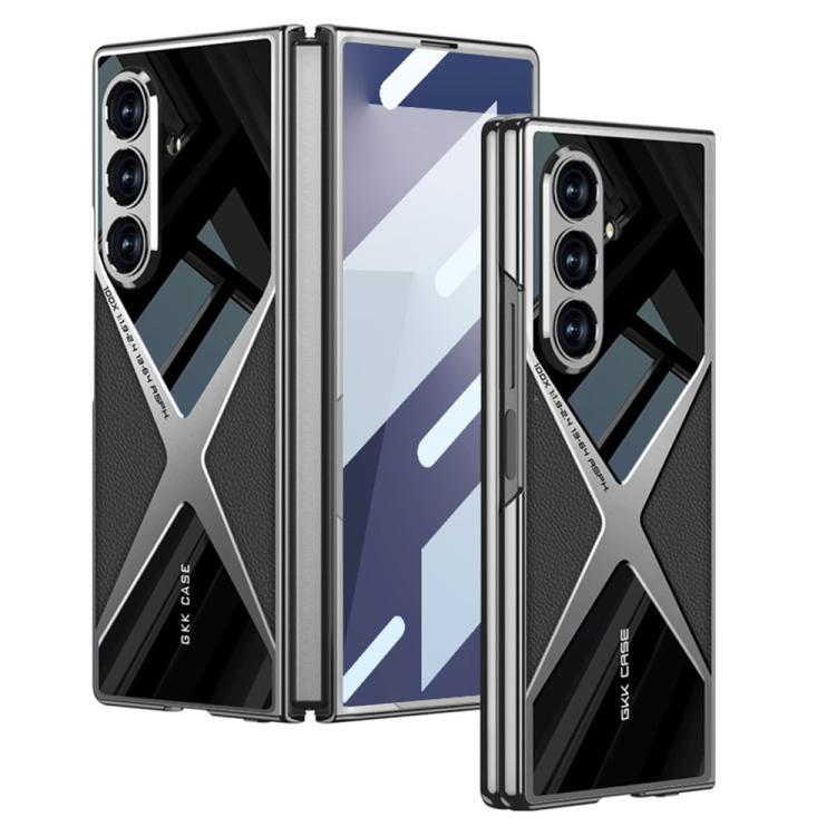 GKK Integrated Leather Electroplating Supersonic Speed Shockproof Phone Case