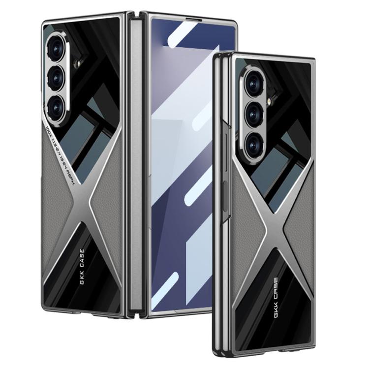 GKK Integrated Leather Electroplating Supersonic Speed Shockproof Phone Case