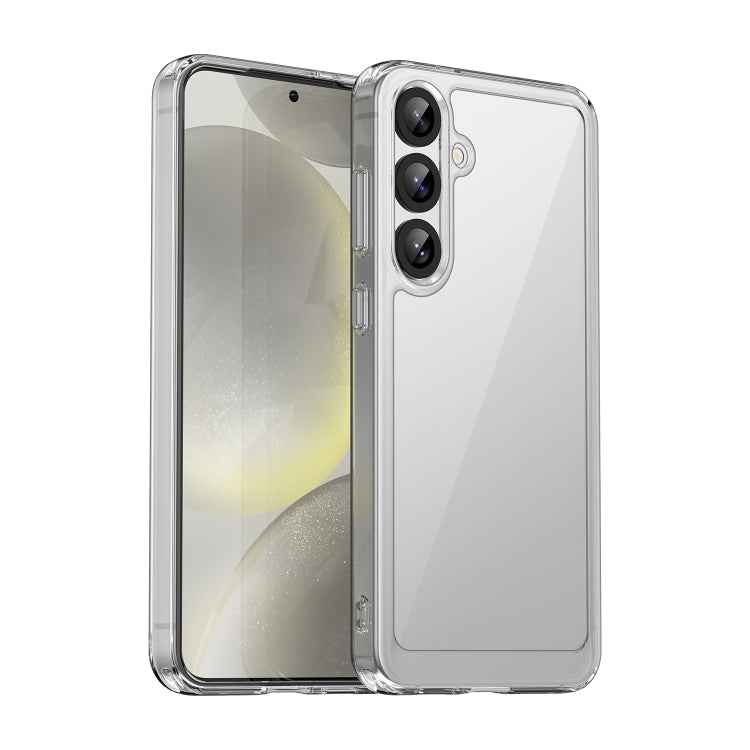 Colorful Series Acrylic Hybrid TPU Phone Case, For Samsung Galaxy S26+ 5G, For Samsung Galaxy S26 Edge 5G, For Samsung Galaxy S26 Ultra 5G, For Samsung Galaxy S26 5G, For Samsung Galaxy S25 Edge 5G, For Samsung Galaxy S25 5G, For Samsung Galaxy S25+ 5G...