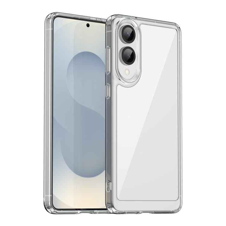 Colorful Series Acrylic Hybrid TPU Phone Case, For Samsung Galaxy S26+ 5G, For Samsung Galaxy S26 Edge 5G, For Samsung Galaxy S26 Ultra 5G, For Samsung Galaxy S26 5G, For Samsung Galaxy S25 Edge 5G, For Samsung Galaxy S25 5G, For Samsung Galaxy S25+ 5G...