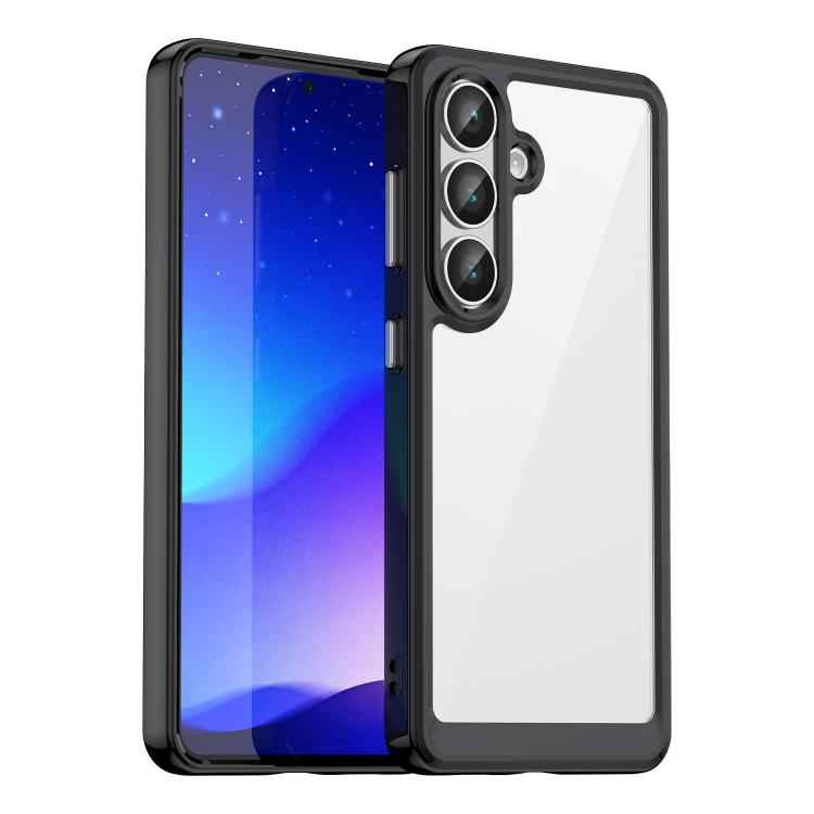 Colorful Series Acrylic Hybrid TPU Phone Case, For Samsung Galaxy S26+ 5G, For Samsung Galaxy S26 Edge 5G, For Samsung Galaxy S26 Ultra 5G, For Samsung Galaxy S26 5G, For Samsung Galaxy S25 Edge 5G, For Samsung Galaxy S25 5G, For Samsung Galaxy S25+ 5G...