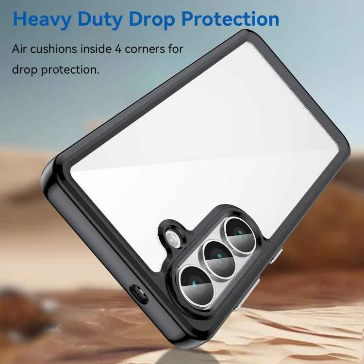 Colorful Series Acrylic Hybrid TPU Phone Case, For Samsung Galaxy S26+ 5G, For Samsung Galaxy S26 Edge 5G, For Samsung Galaxy S26 Ultra 5G, For Samsung Galaxy S26 5G, For Samsung Galaxy S25 Edge 5G, For Samsung Galaxy S25 5G, For Samsung Galaxy S25+ 5G...