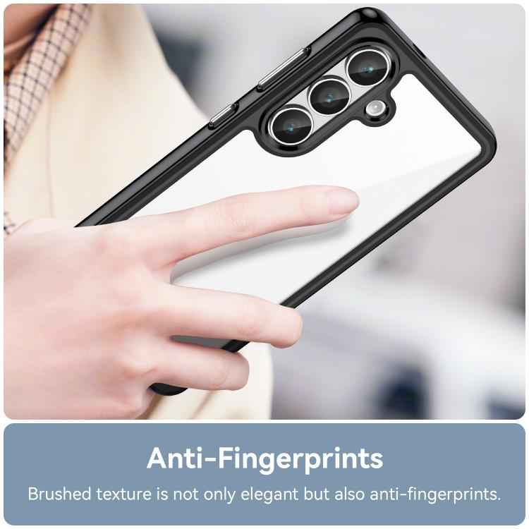 Colorful Series Acrylic Hybrid TPU Phone Case, For Samsung Galaxy S26+ 5G, For Samsung Galaxy S26 Edge 5G, For Samsung Galaxy S26 Ultra 5G, For Samsung Galaxy S26 5G, For Samsung Galaxy S25 Edge 5G, For Samsung Galaxy S25 5G, For Samsung Galaxy S25+ 5G...