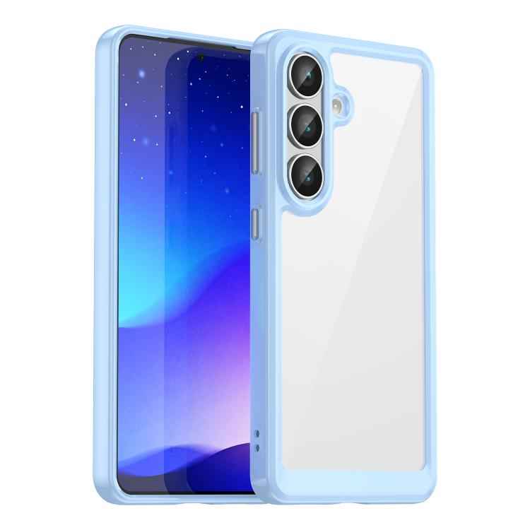 Colorful Series Acrylic Hybrid TPU Phone Case, For Samsung Galaxy S26+ 5G, For Samsung Galaxy S26 Edge 5G, For Samsung Galaxy S26 Ultra 5G, For Samsung Galaxy S26 5G, For Samsung Galaxy S25 Edge 5G, For Samsung Galaxy S25 5G, For Samsung Galaxy S25+ 5G...