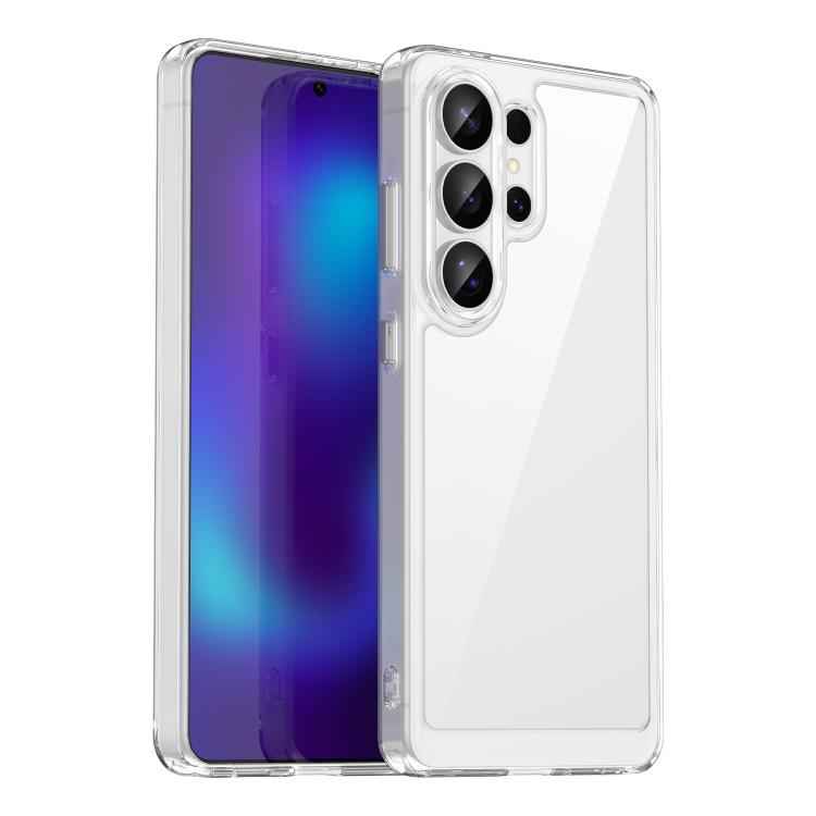 Colorful Series Acrylic Hybrid TPU Phone Case, For Samsung Galaxy S26+ 5G, For Samsung Galaxy S26 Edge 5G, For Samsung Galaxy S26 Ultra 5G, For Samsung Galaxy S26 5G, For Samsung Galaxy S25 Edge 5G, For Samsung Galaxy S25 5G, For Samsung Galaxy S25+ 5G...