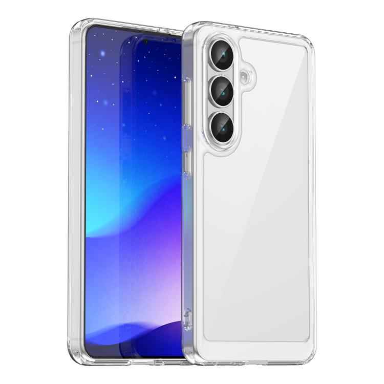 Colorful Series Acrylic Hybrid TPU Phone Case, For Samsung Galaxy S26+ 5G, For Samsung Galaxy S26 Edge 5G, For Samsung Galaxy S26 Ultra 5G, For Samsung Galaxy S26 5G, For Samsung Galaxy S25 Edge 5G, For Samsung Galaxy S25 5G, For Samsung Galaxy S25+ 5G...