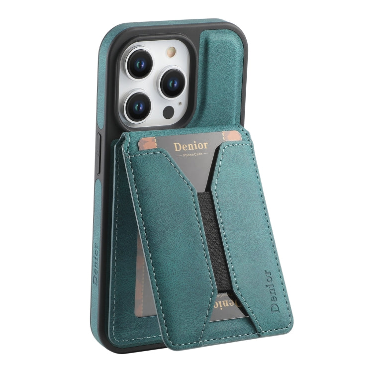 Denior D17 Skin Feel MagSafe Detachable Card Slot Phone Case
